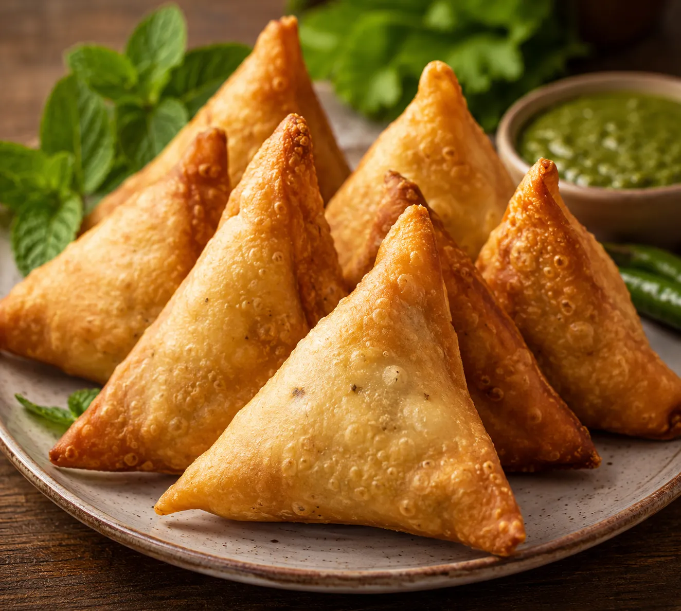Samosa Platter at Seven Sisters Motel & Restaurant &mdash; pickup and delivery to Garson, MB